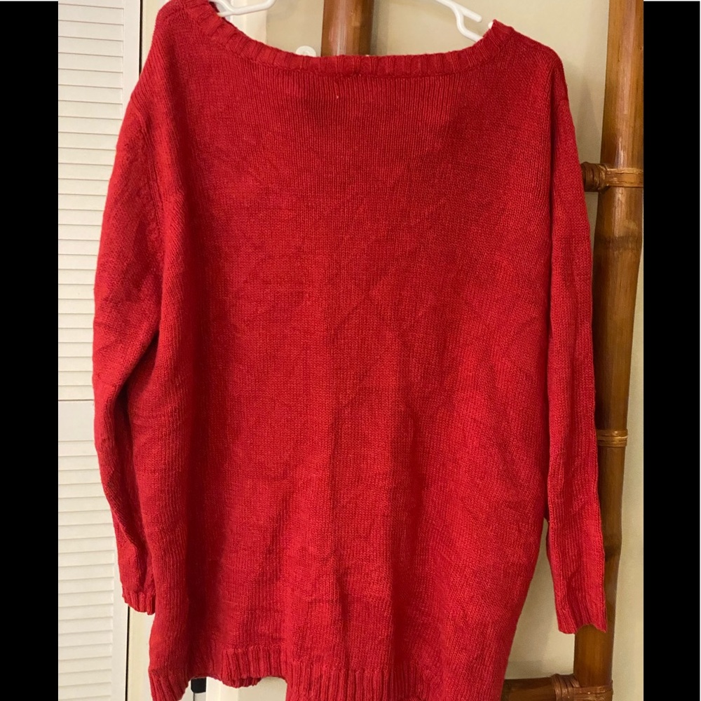 URBAN OUTFITTERS RECYCLED VINTAGE MEDIUM/LARGE HOLIDAY SWEATER NEW - Picture 5 of 8